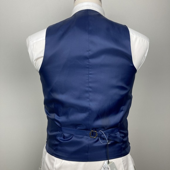 Alfani Mens Vest Slim Fit Size Small Blue - Picture 5 of 7